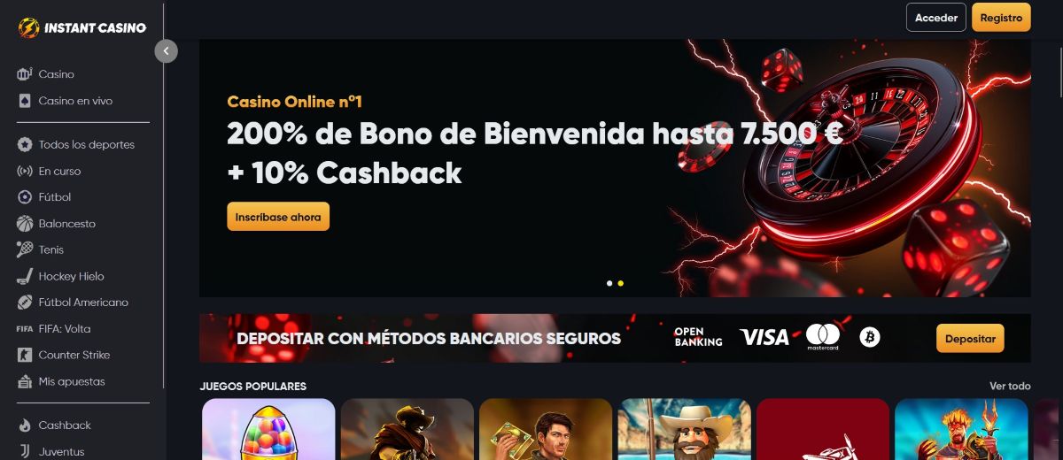 Casinos que aceptan Visa Instant Casino
