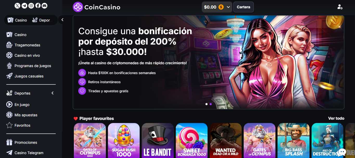 Coincasino - Bitcoin Cash