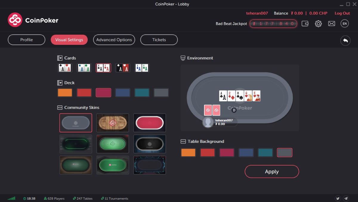 TEXAS HOLDEM COINPOKER